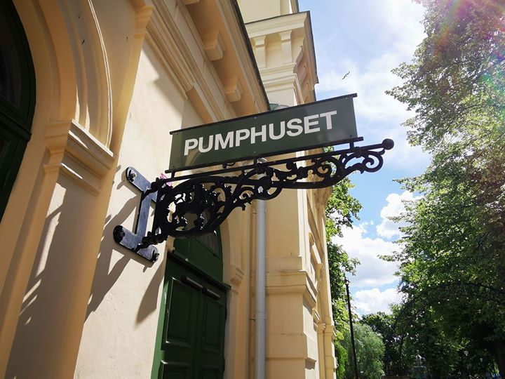 Entreskylt till Pumphuset